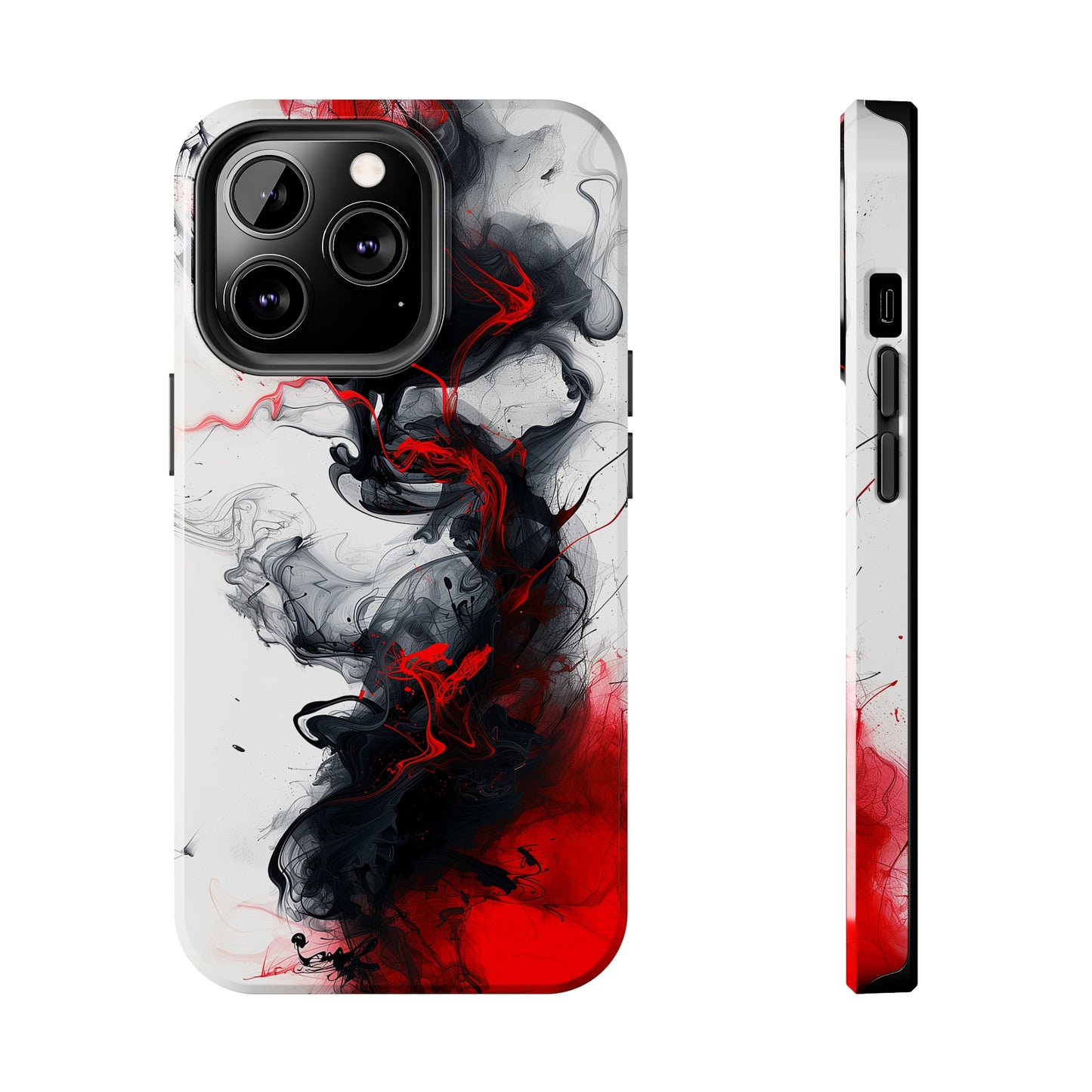 Scarlet Shadows (iPhone Case 11-15)Elevate your iPhone experience with RIMA's Tough Phone Case, designed for iPhone 11 to 15 include modles pro and max. Double-layer defense and premium materials provRimaGallery