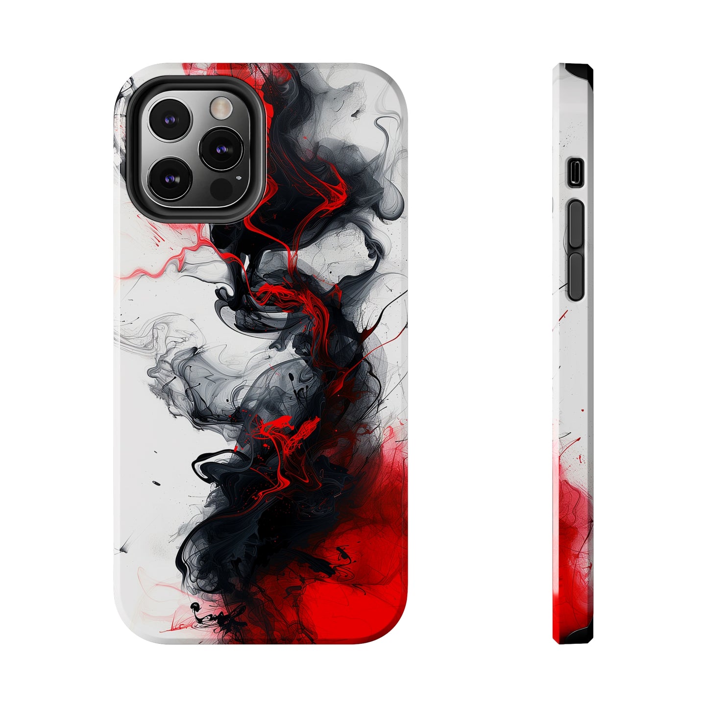 Scarlet Shadows (iPhone Case 11-15)Elevate your iPhone experience with RIMA's Tough Phone Case, designed for iPhone 11 to 15 include modles pro and max. Double-layer defense and premium materials provRimaGallery