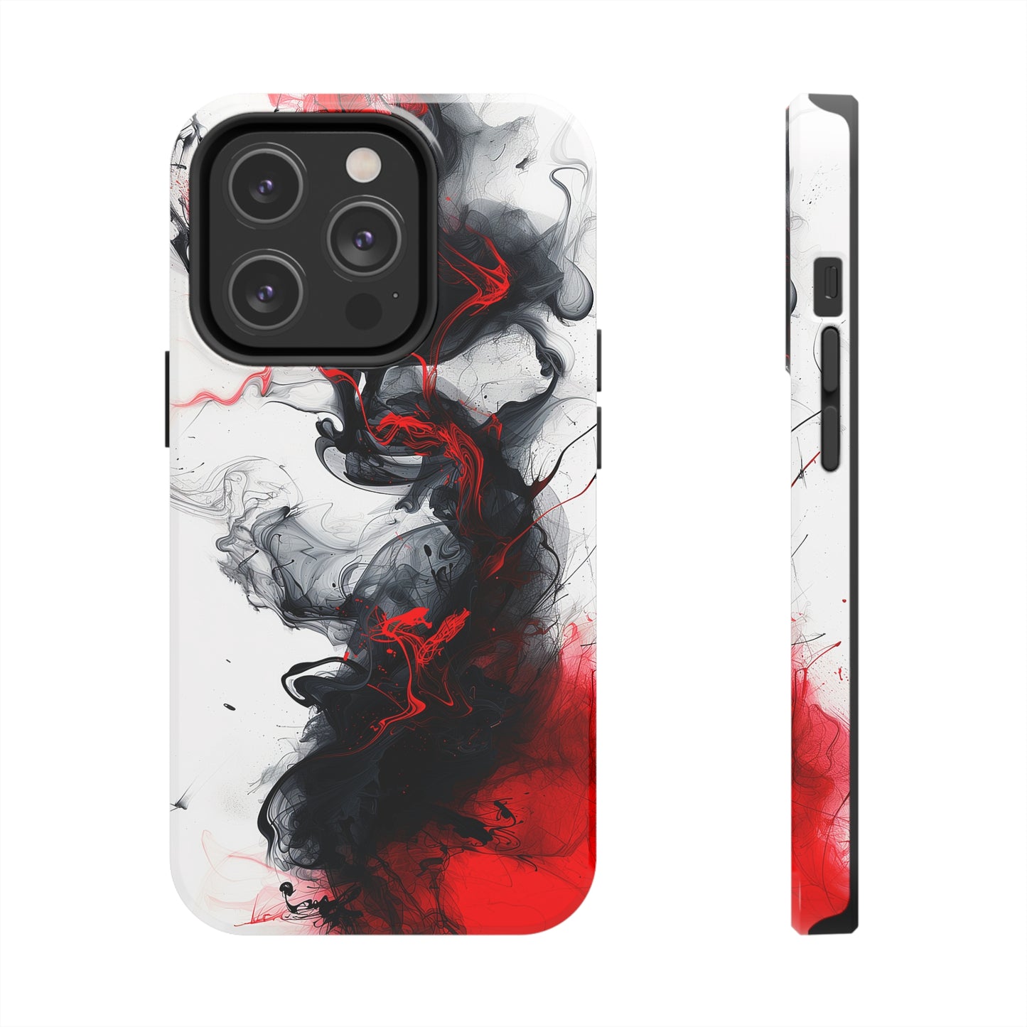 Scarlet Shadows (iPhone Case 11-15)Elevate your iPhone experience with RIMA's Tough Phone Case, designed for iPhone 11 to 15 include modles pro and max. Double-layer defense and premium materials provRimaGallery