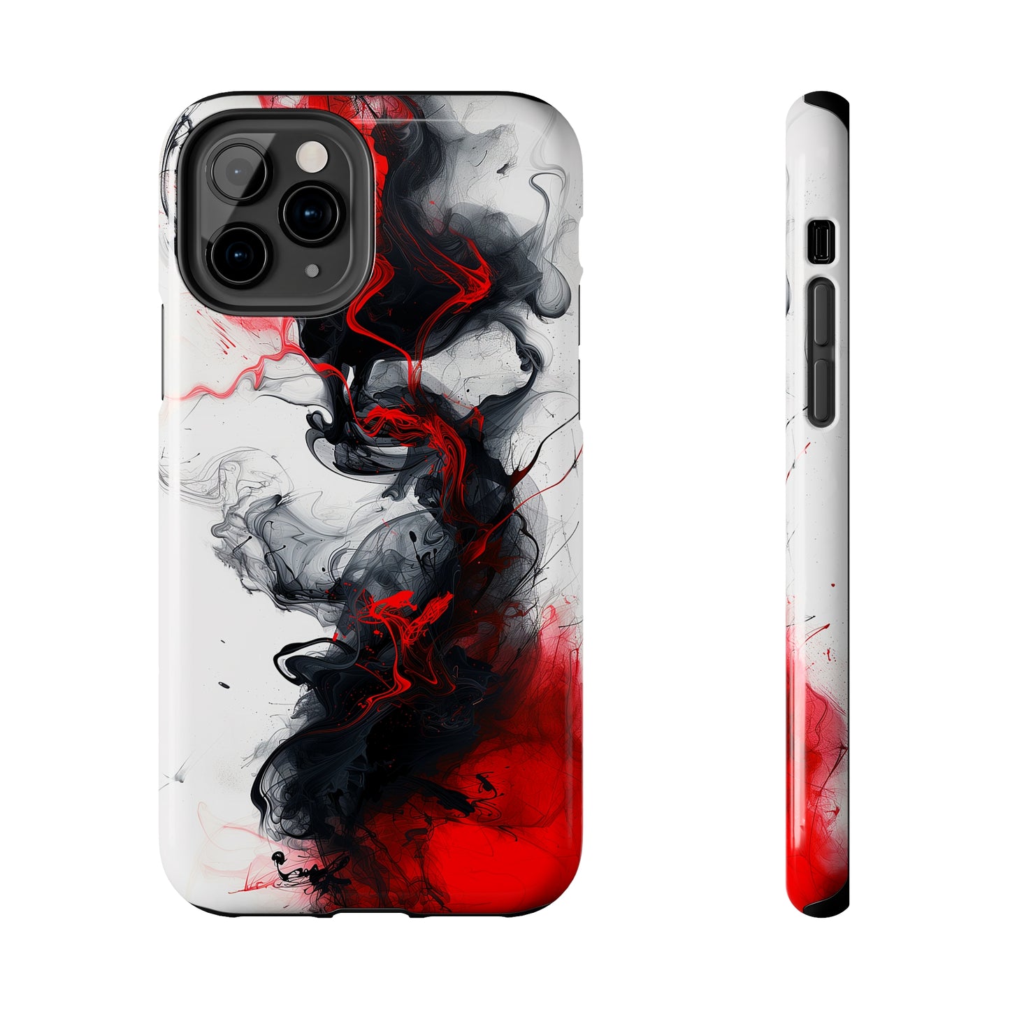 Scarlet Shadows (iPhone Case 11-15)Elevate your iPhone experience with RIMA's Tough Phone Case, designed for iPhone 11 to 15 include modles pro and max. Double-layer defense and premium materials provRimaGallery