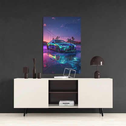 Chromatic Velocity (Acrylic)Step into the universe with 'Chromatic Velocity' on Acrylic from RimaGallery. Experience the cosmos in your home with vibrant, ethically crafted art. Free shipping iRimaGallery