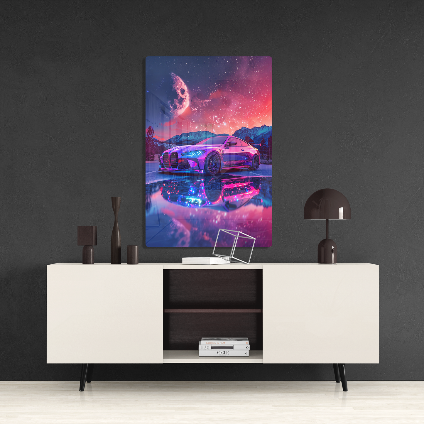 Galactic Grace (Acrylic)Step into the universe with 'Galactic Grace' on canvas from RimaGallery. Experience the cosmos in your home with vibrant, ethically crafted art. Free shipping in theRimaGallery