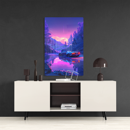 Twilight Reflections (Acrylic)Step into the universe with 'Twilight Reflections' on Acrylic from RimaGallery. Experience the cosmos in your home with vibrant, ethically crafted art. Free shippingRimaGallery