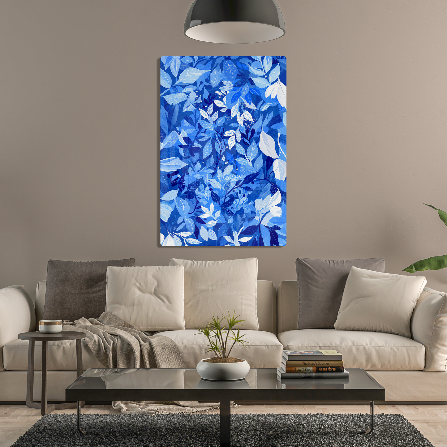 Azure Foliage (Acrylic)Make a statement with Azure Foliage acrylic prints. The 1⁄4" acrylic panel exudes the illusion of a smooth glass surface for vibrant artwork. Pre-installed hanging hRimaGallery