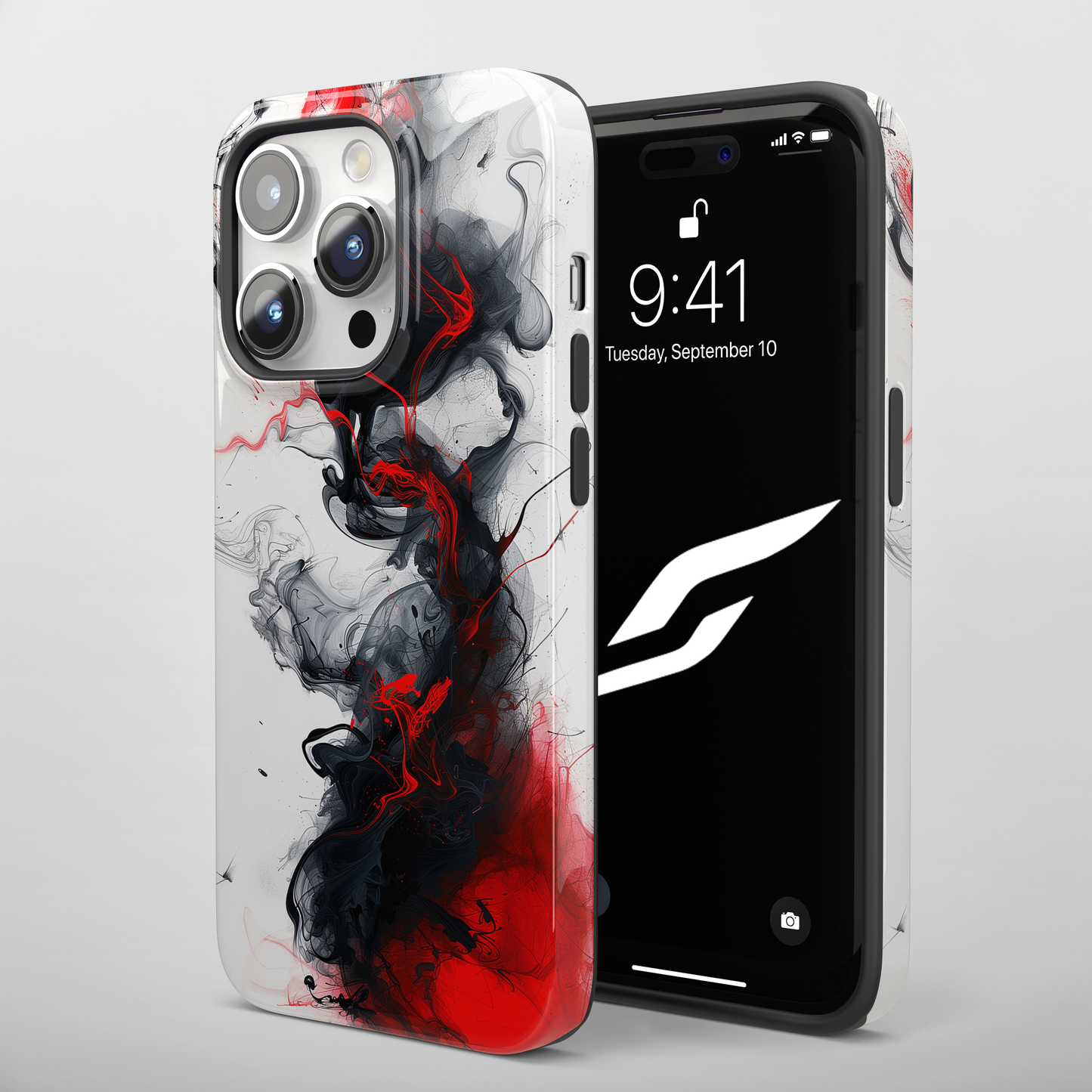 Scarlet Shadows (iPhone Case 11-15)Elevate your iPhone experience with RIMA's Tough Phone Case, designed for iPhone 11 to 15 include modles pro and max. Double-layer defense and premium materials provRimaGallery