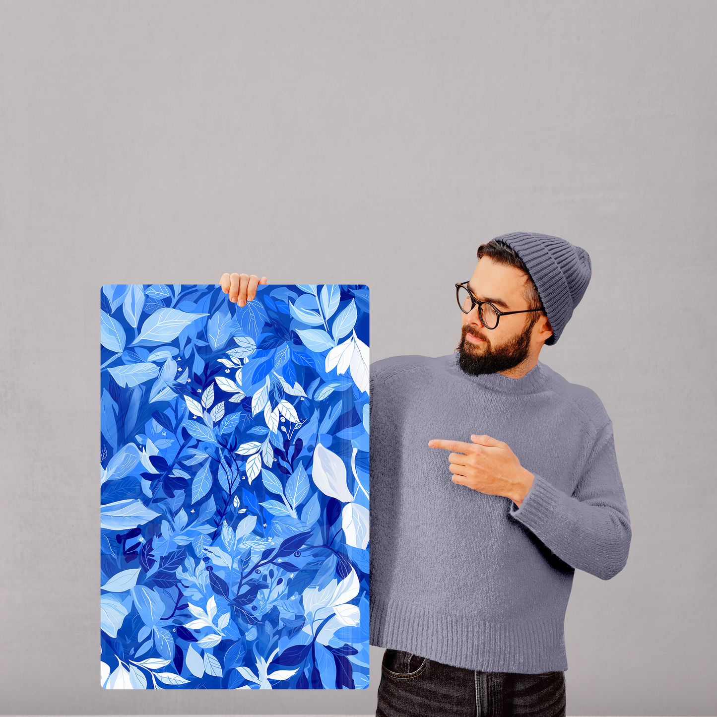 Azure Foliage (Acrylic)Make a statement with Azure Foliage acrylic prints. The 1⁄4" acrylic panel exudes the illusion of a smooth glass surface for vibrant artwork. Pre-installed hanging hRimaGallery