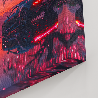Twilight Velocity (Canvas)Twilight Velocity (Canvas  Matte finish, stretched, with a depth of 1.25 inches) Elevate your décor with RimaGallery’s responsibly made art canvases. Our eco-friendlRimaGallery