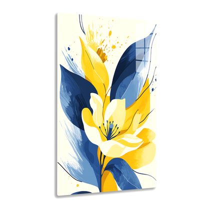 Indigo Spring (Acrylic)Make a statement with Indigo Spring acrylic prints. The 1⁄4" acrylic panel exudes the illusion of a smooth glass surface for vibrant artwork. Pre-installed hanging hRimaGallery