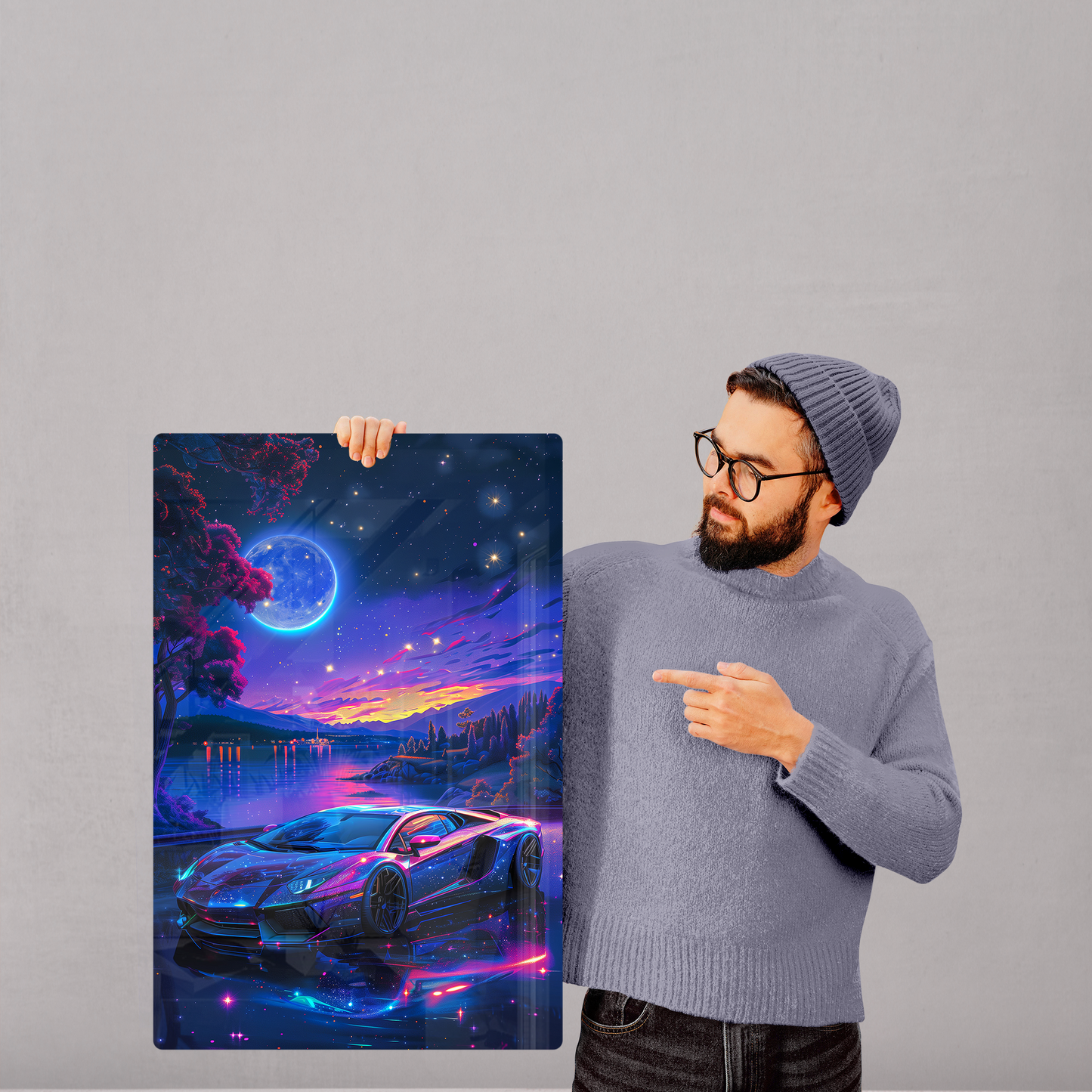 Cosmic Cruise (Acrylic)Embrace sophistication with 'Cosmic Cruise' in acrylic from RimaGallery. Modern elegance meets durability for art lovers. Free US shipping. Shop now!RimaGallery