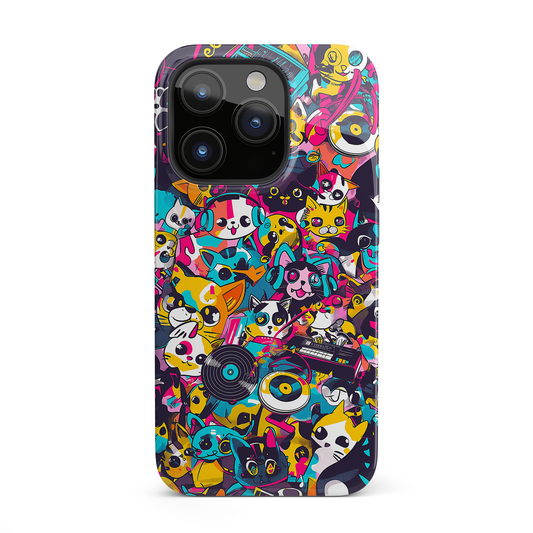 RimaGallery's MagSafe Cases feature a lively mix of colorful cartoon animals and pop element designs for iPhone 13, 14, &amp; 15 (Mini, Pro, Max, Plus). Shop now!-dual-layer protection