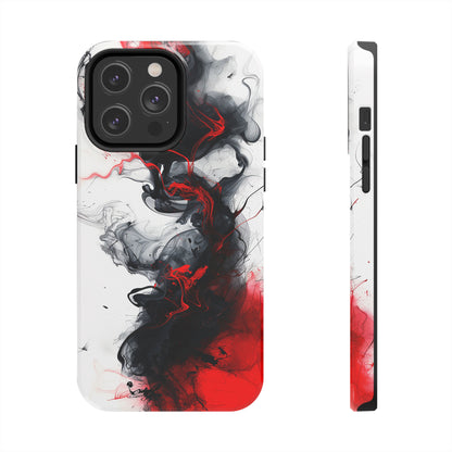Scarlet Shadows (iPhone Case 11-15)Elevate your iPhone experience with RIMA's Tough Phone Case, designed for iPhone 11 to 15 include modles pro and max. Double-layer defense and premium materials provRimaGallery