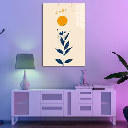 Radiant Petals (Acrylic)Make a statement with Radiant Petals acrylic prints. The 1⁄4" acrylic panel exudes the illusion of a smooth glass surface for vibrant artwork. Pre-installed hanging RimaGallery