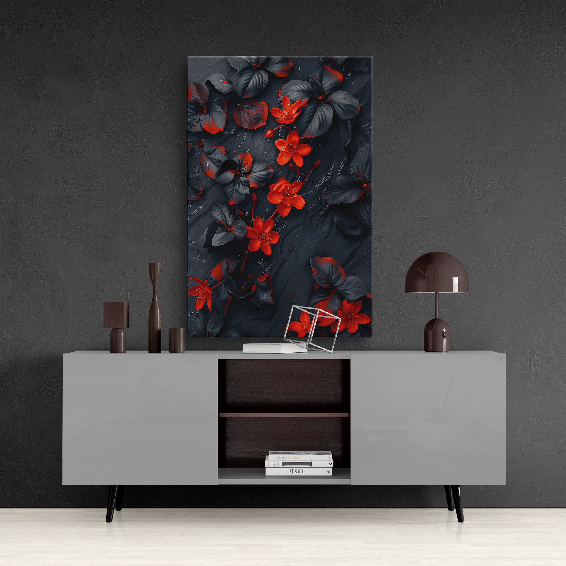 Midnight Bloom (Canvas)Discover Midnight Bloom at RimaGallery: a premium, eco-friendly canvas celebrating quality and sustainability. Elevate your space with vibrant, lasting art.RimaGallery