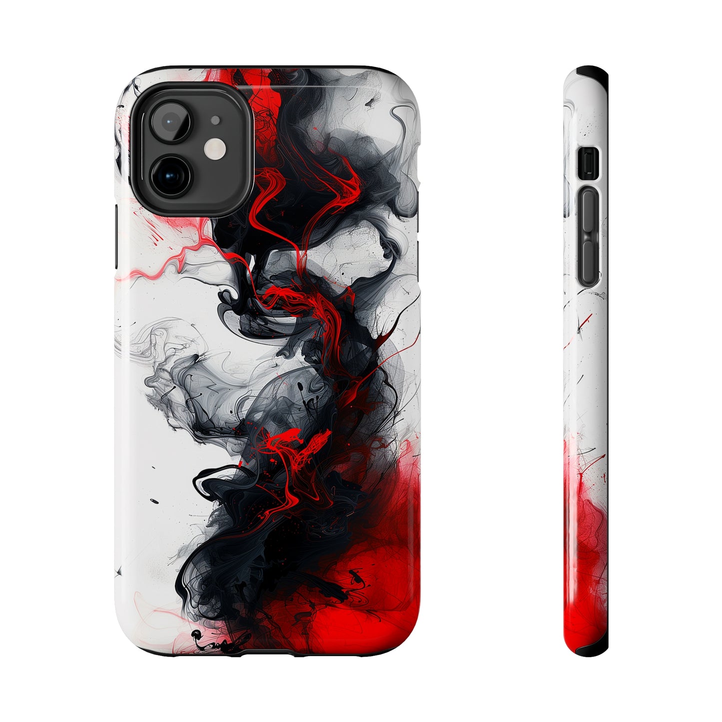 Scarlet Shadows (iPhone Case 11-15)Elevate your iPhone experience with RIMA's Tough Phone Case, designed for iPhone 11 to 15 include modles pro and max. Double-layer defense and premium materials provRimaGallery