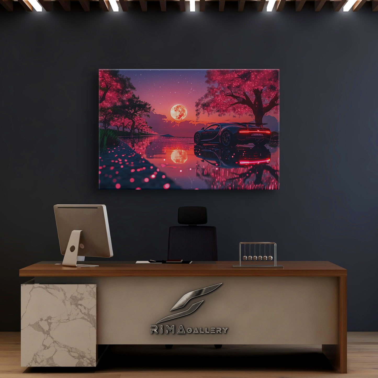 Twilight Velocity (Canvas)Twilight Velocity (Canvas  Matte finish, stretched, with a depth of 1.25 inches) Elevate your décor with RimaGallery’s responsibly made art canvases. Our eco-friendlRimaGallery