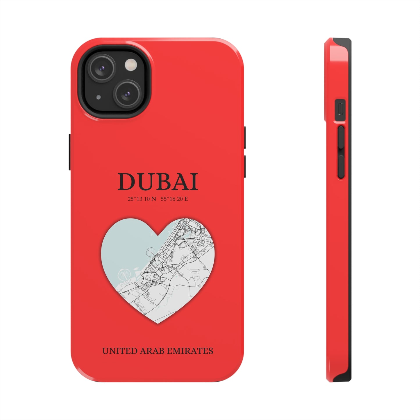 Dubai Heartbeat - Red (iPhone Case 11-15)Capture the essence of Dubai with RimaGallery's Heartbeat Red iPhone case, blending durable protection and unique design. Perfect for iPhone 11-15 models. Free shippRimaGallery