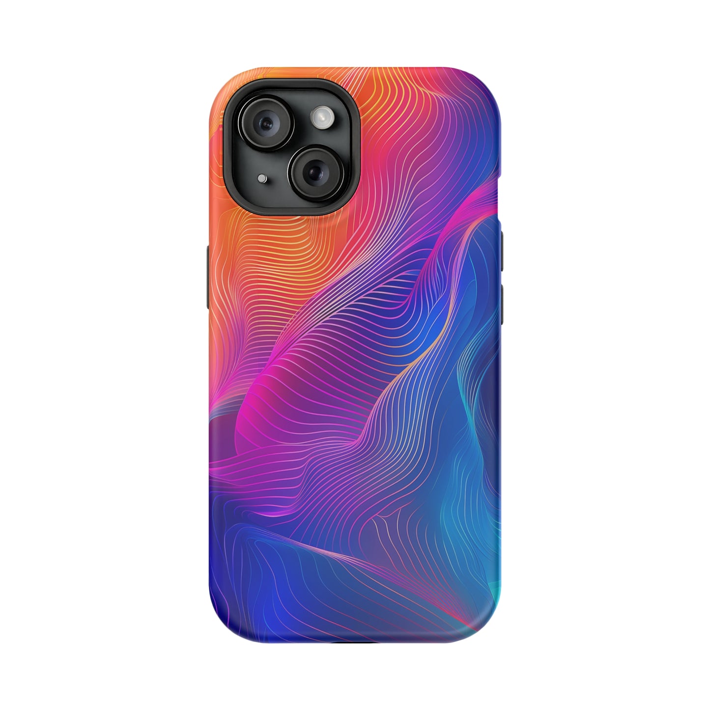 Colorflow Essence (iPhone MagSafe Case)Rima Gallery presents the exclusive Psychedelic Flow MagSafe Durable Case For iphone 13, 14, 15, Pro, Max. Upgrade to our iPhone 13-15 MagSafe Case: Dual-layer proteRimaGallery