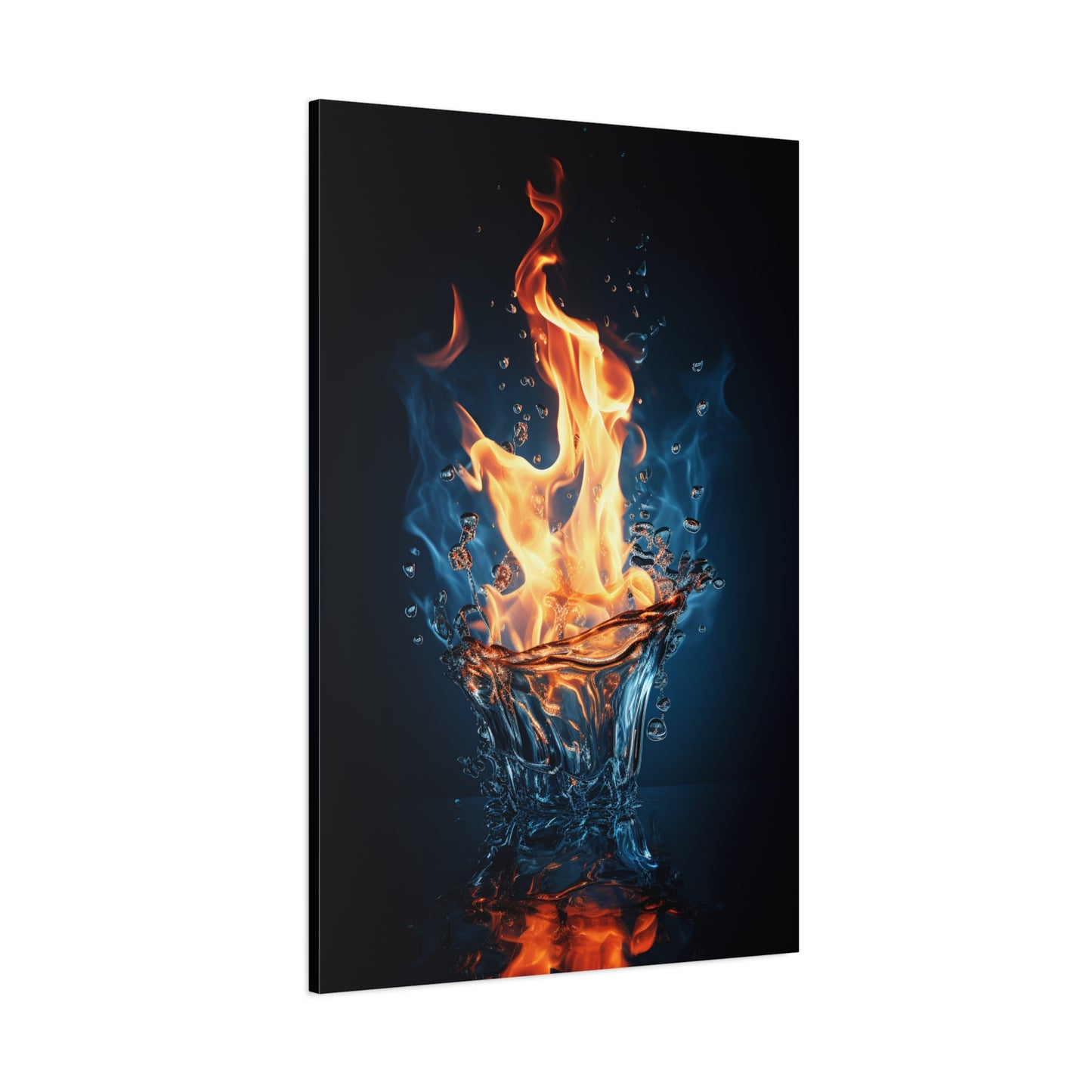 Water Flame (Canvas)Water Flame (Canvas  Matte finish, stretched, with a depth of 1.25 inches)
Make an art statement with RimaGallery's responsibly made canvases. Eco-friendly cotton/poRimaGallery