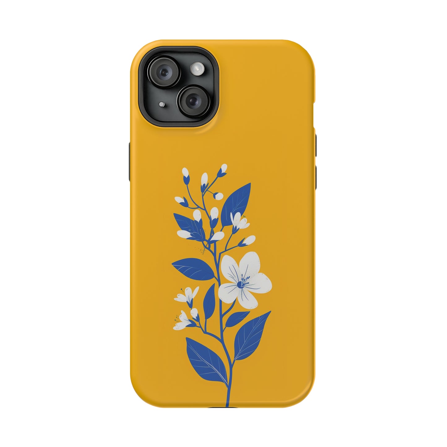 Indigo Bloom (iPhone MagSafe Case)Upgrade your phone's safety and style with Rima Gallery's Boo Beauty MagSafe Case. Dual-layer protection meets stunning design. Shop now for seamless MagSafe compatiRimaGallery