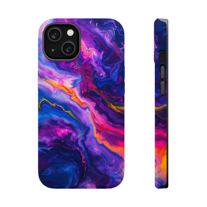Psychedelic Flow (iPhone MagSafe Case)Rima Gallery presents the exclusive Psychedelic Flow MagSafe Durable Case For iphone 13, 14, 15, Pro, Max. Experience advanced protection, MagSafe functionality, andRimaGallery
