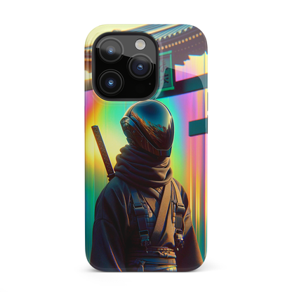 Samurai Synthwave (iPhone Case 11-15)Upgrade Your iPhone with RIMA's Tough Case: Combining sleek style and unmatched protection for iPhone 11-15 models. Durable, fashionable, and eco-friendly. Shop now RimaGallery