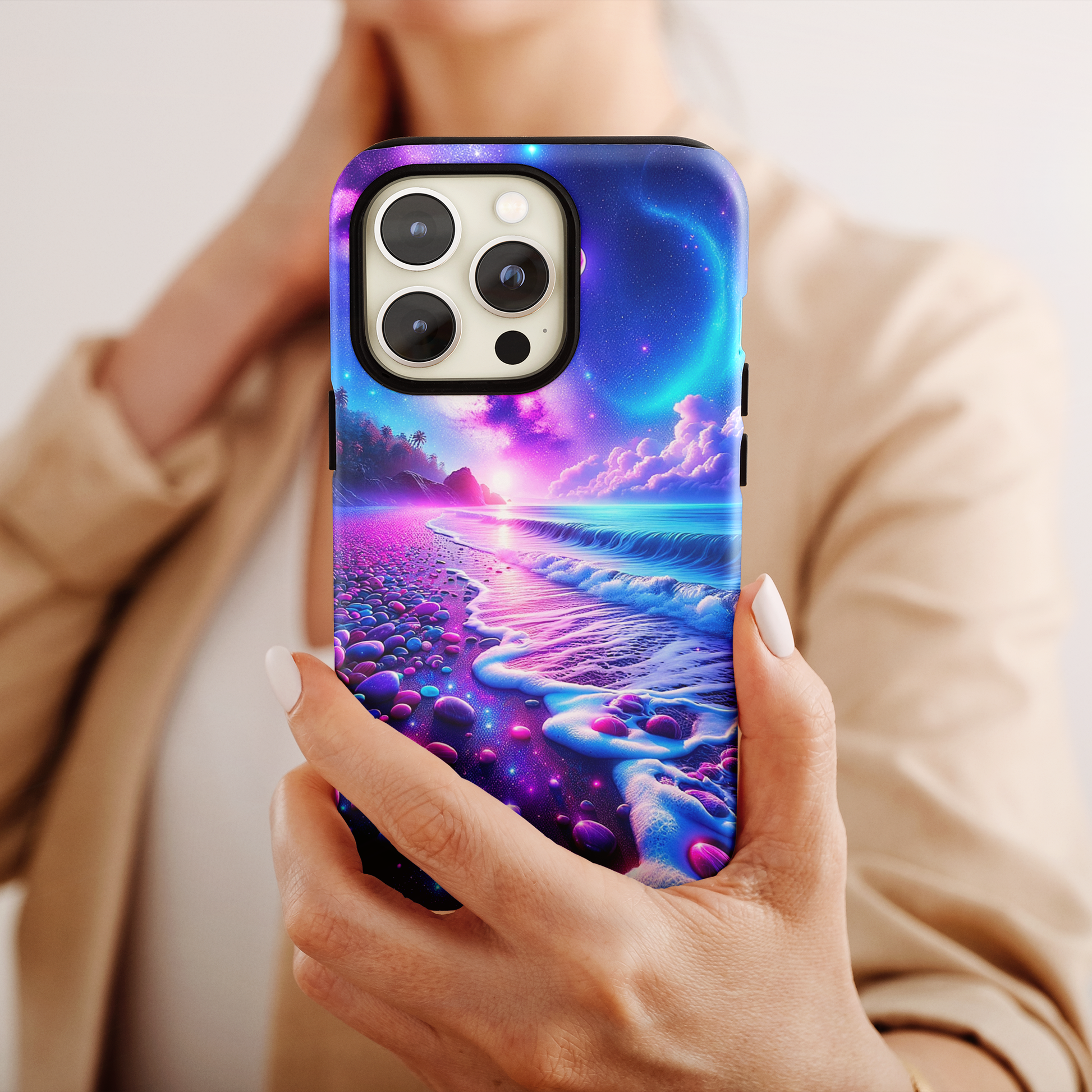 Cosmic Shoreline (iPhone MagSafe Case)Cosmic Shoreline MagSafe Durable Case: Style Meets Protection 📱✨
Upgrade your device with Rima Cosmic Shoreline Heartbeat MagSafe Durable Case. This case isn’t justRimaGallery