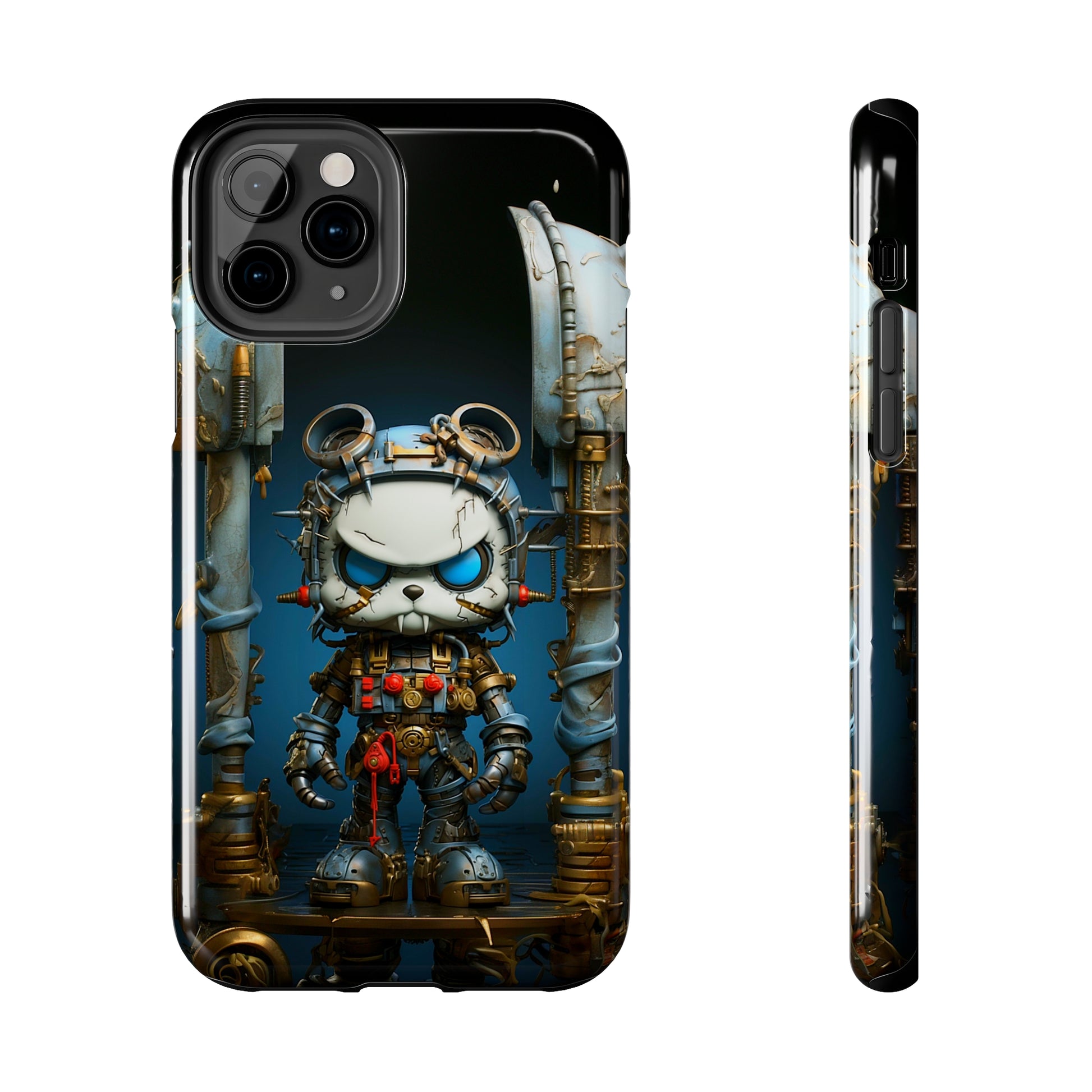 Steampunk Sentry (iPhone Case 11-15)RIMA Tough Phone Case: Unmatched Style &amp; Protection for iPhone 11, 12, 13, 14, &amp; 15 🛡️📱
Product Description:
Discover the RIMA Tough Phone Case, exclusivelRimaGallery