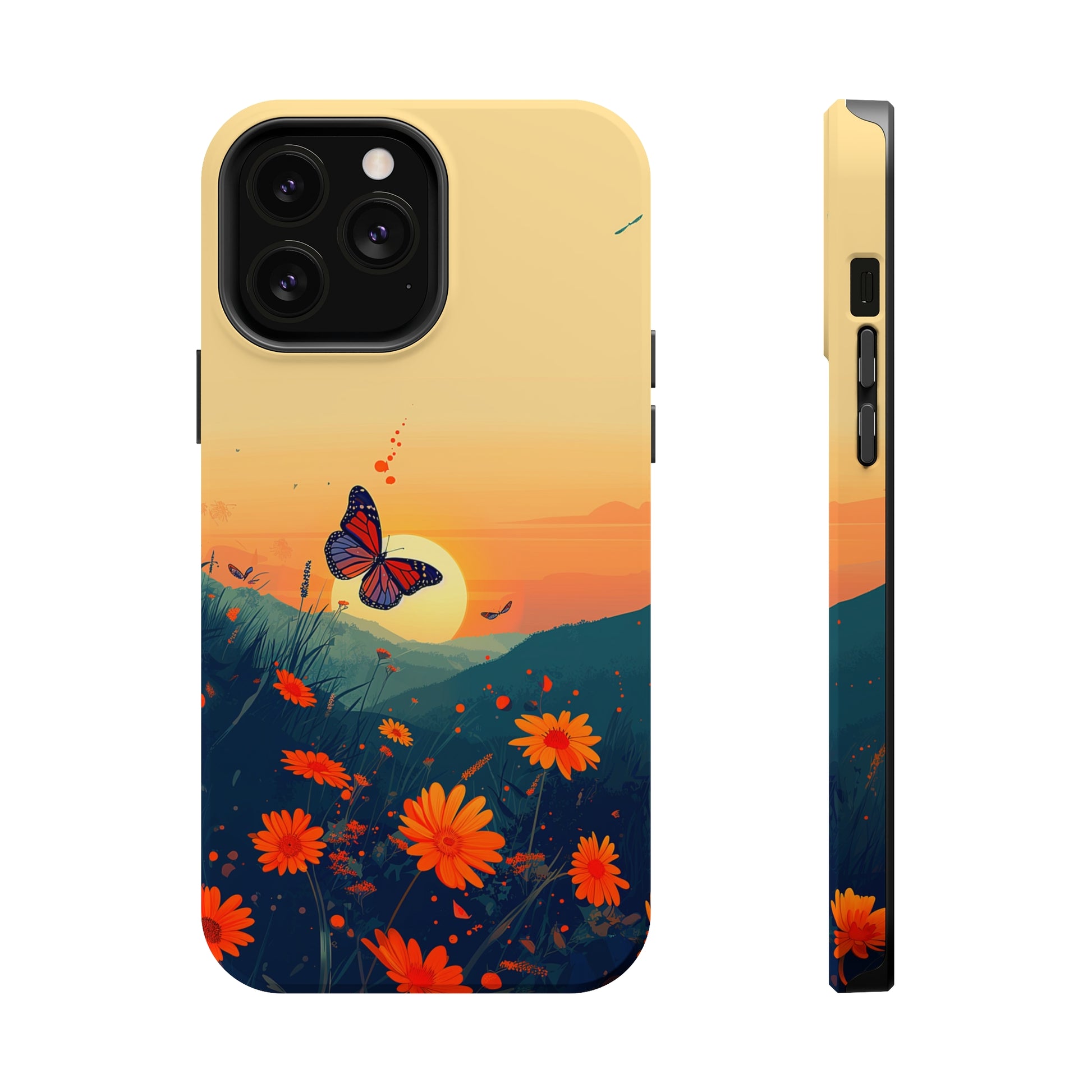 Flutter Bloom (iPhone MagSafe Case)Flutter Bloom Revolutionize your iPhone's look and feel with RIMA Tough Phone Case – ultimate protection meets elegant style for iPhone 11-15. Grab yours now! 🛡️📱RimaGallery