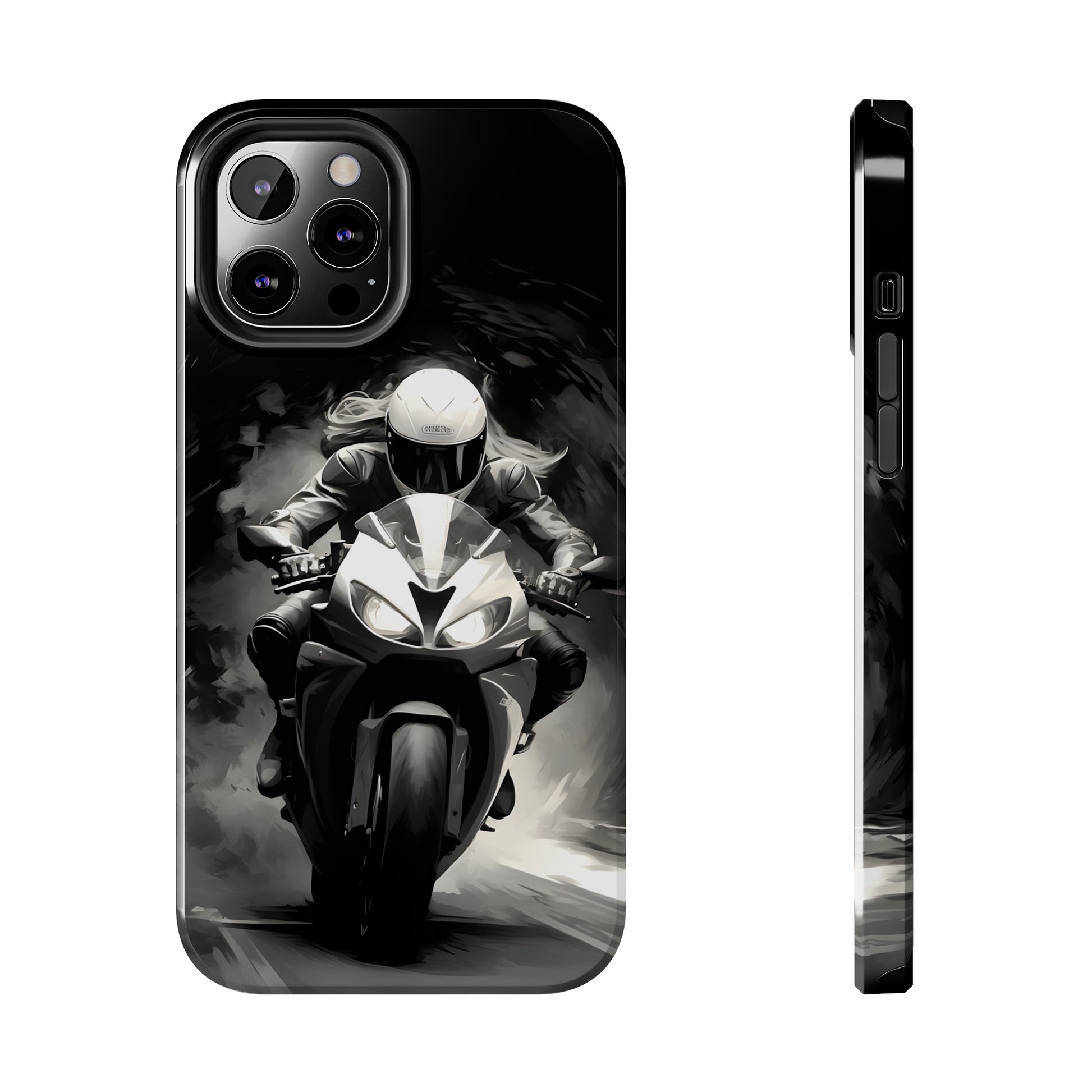 Female Night Biking (iPhone Case 11-15)RIMA Tough Phone Case for iPhone 11, 12, 13, 14, &amp; 15 : Female Night Biking with Glossy Finish 📱✨
Protect your iPhone models 11 through 15 in style with this duRimaGallery