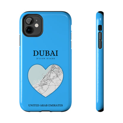Dubai Heartbeat - Sky Blue (iPhone Case 11-15)