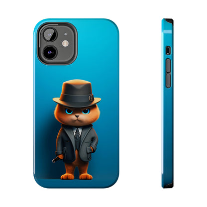 Detective Cat (iPhone Case 11-15)RIMA Tough Phone Case: Your iPhone's Perfect Armor! Tailored for iPhone 11-15, offering elegant design and robust protection. Embrace the fusion of technology and suRimaGallery