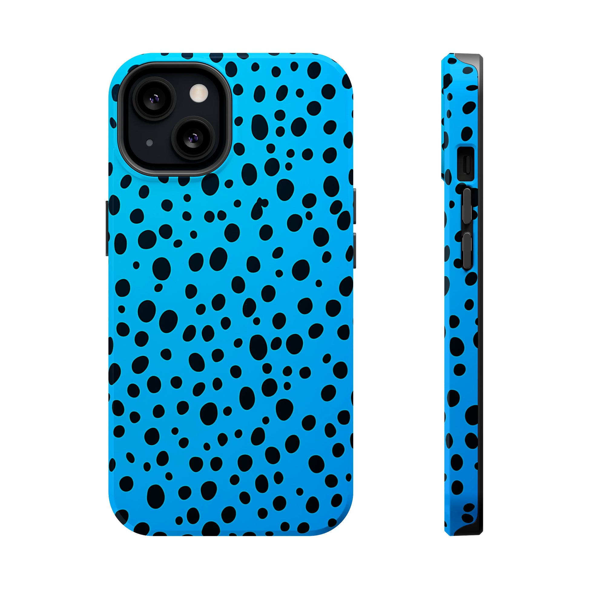 Dotted Delight - Sky Blue (iPhone MagSafe Case)Elevate your iPhone's style with a Sky Blue surface with scattered dark dots and a MagSafe Case, offering robust protection, MagSafe compatibility, and a choice of mRimaGallery