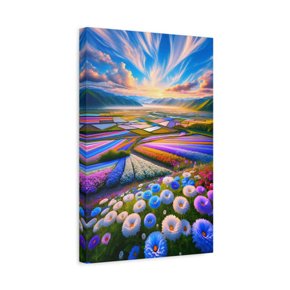 Chromatic Valleys (Canvas)Chromatic Valleys (Canvas  Matte finish, stretched, with a depth of 1.25 inches) Elevate your décor with RimaGallery’s responsibly made art canvases. Our eco-friendlRimaGallery