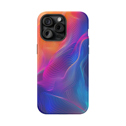 Colorflow Essence (iPhone MagSafe Case)Rima Gallery presents the exclusive Psychedelic Flow MagSafe Durable Case For iphone 13, 14, 15, Pro, Max. Upgrade to our iPhone 13-15 MagSafe Case: Dual-layer proteRimaGallery