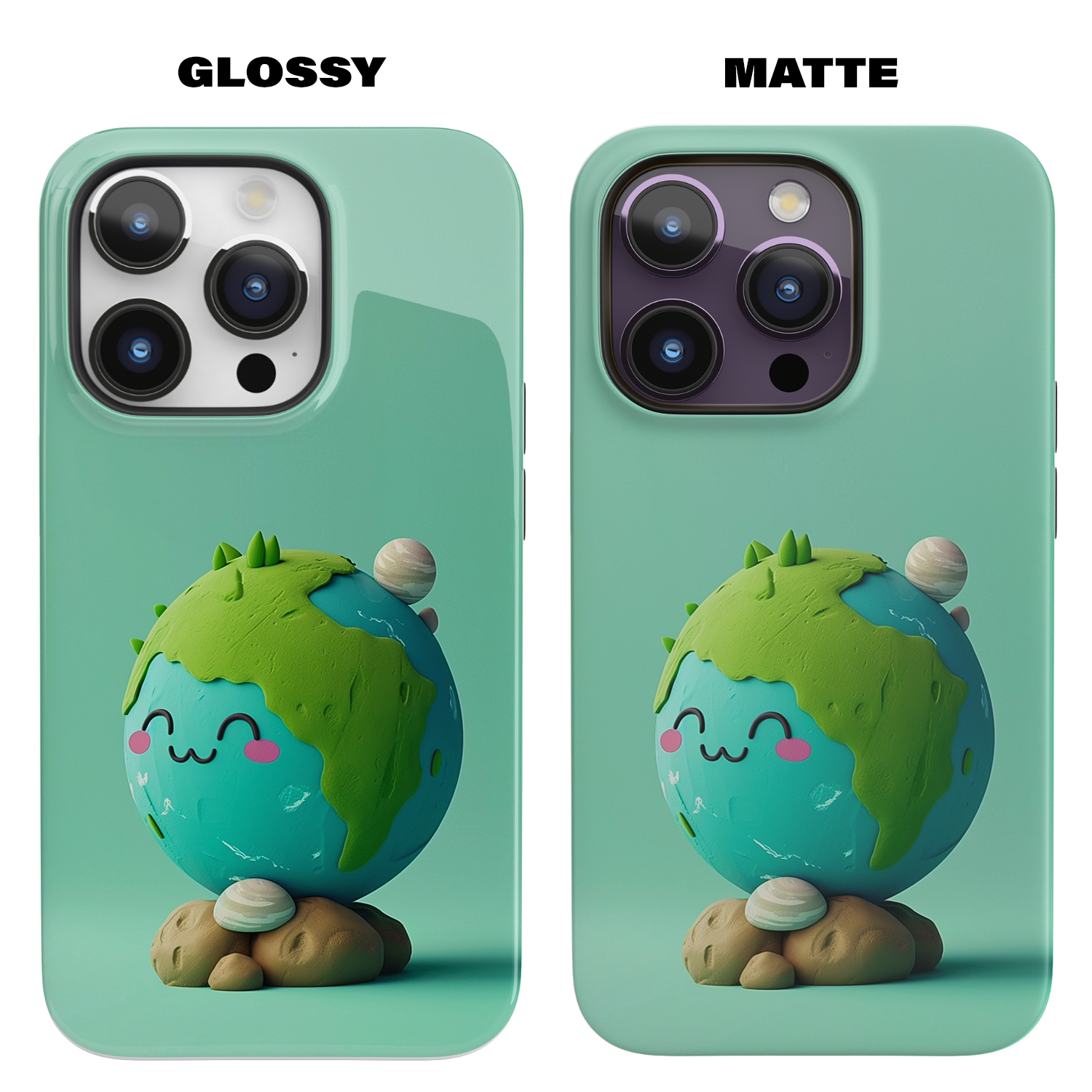 Adorable clay earth (iPhone MagSafe Case)Revolutionize your iPhone's look and feel with RIMA Tough Phone Case – ultimate protection meets elegant style for iPhone 11-15. Grab yours now! 🛡️📱RimaGallery