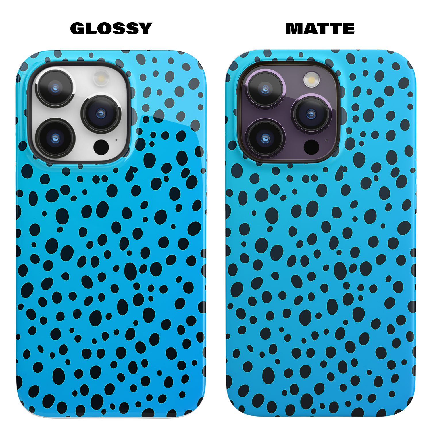 Dotted Delight - Sky Blue (iPhone MagSafe Case)Elevate your iPhone's style with a Sky Blue surface with scattered dark dots and a MagSafe Case, offering robust protection, MagSafe compatibility, and a choice of mRimaGallery