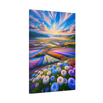 Chromatic Valleys (Canvas)Chromatic Valleys (Canvas  Matte finish, stretched, with a depth of 1.25 inches) Elevate your décor with RimaGallery’s responsibly made art canvases. Our eco-friendlRimaGallery