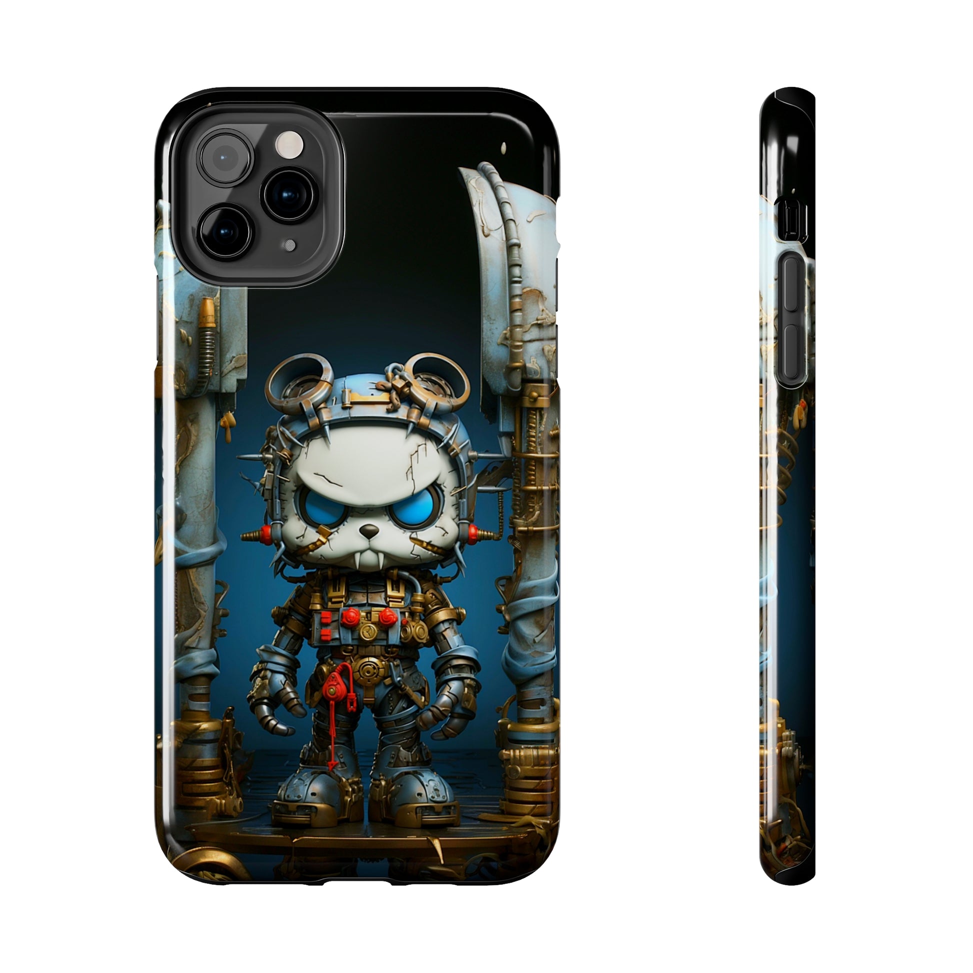 Steampunk Sentry (iPhone Case 11-15)RIMA Tough Phone Case: Unmatched Style &amp; Protection for iPhone 11, 12, 13, 14, &amp; 15 🛡️📱
Product Description:
Discover the RIMA Tough Phone Case, exclusivelRimaGallery