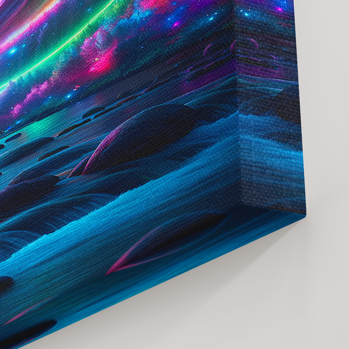 Celestial Cascades (Canvas)Celestial Cascades (Canvas  Matte finish, stretched, with a depth of 1.25 inches)
Make an art statement with RimaGallery's responsibly made canvases. Eco-friendly coRimaGallery