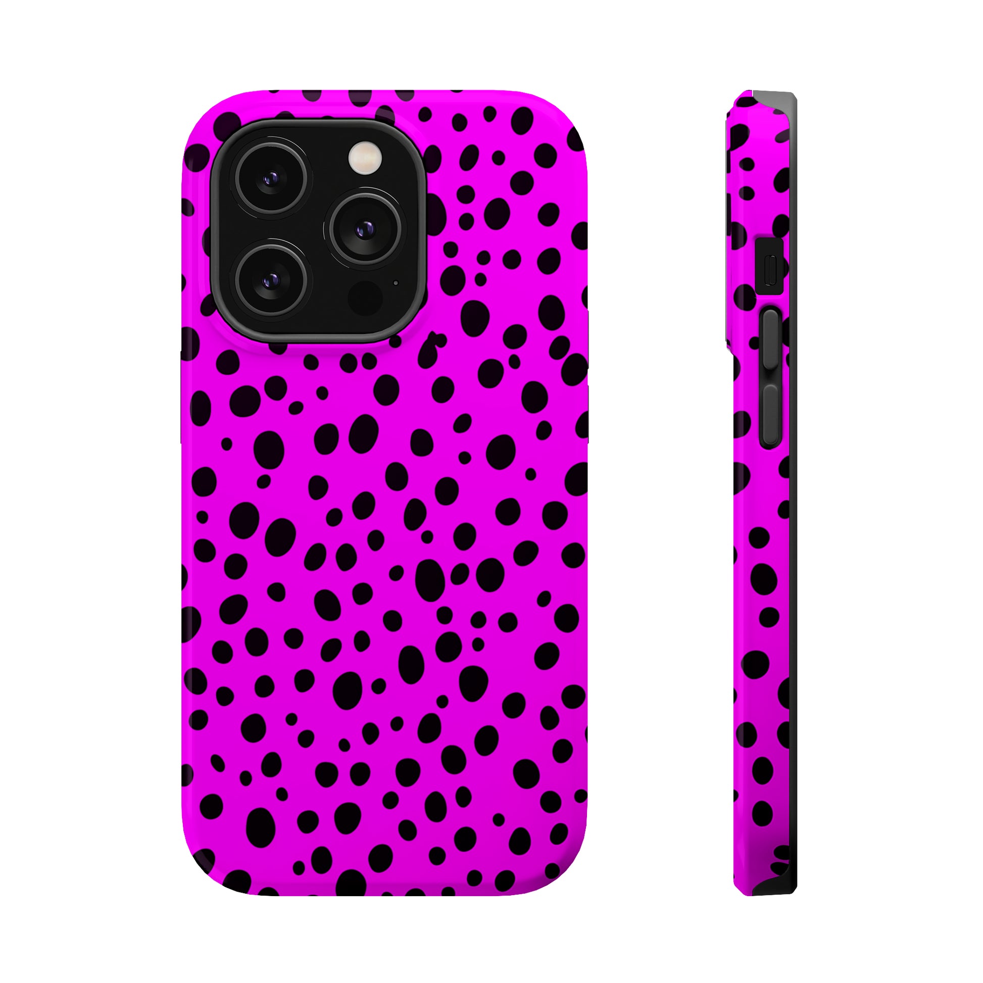 Dotted Delight - Purple (iPhone MagSafe Case)Elevate your iPhone's style with a Purple surface with scattered dark dots and a MagSafe Case, offering robust protection, MagSafe compatibility, and a choice of matRimaGallery