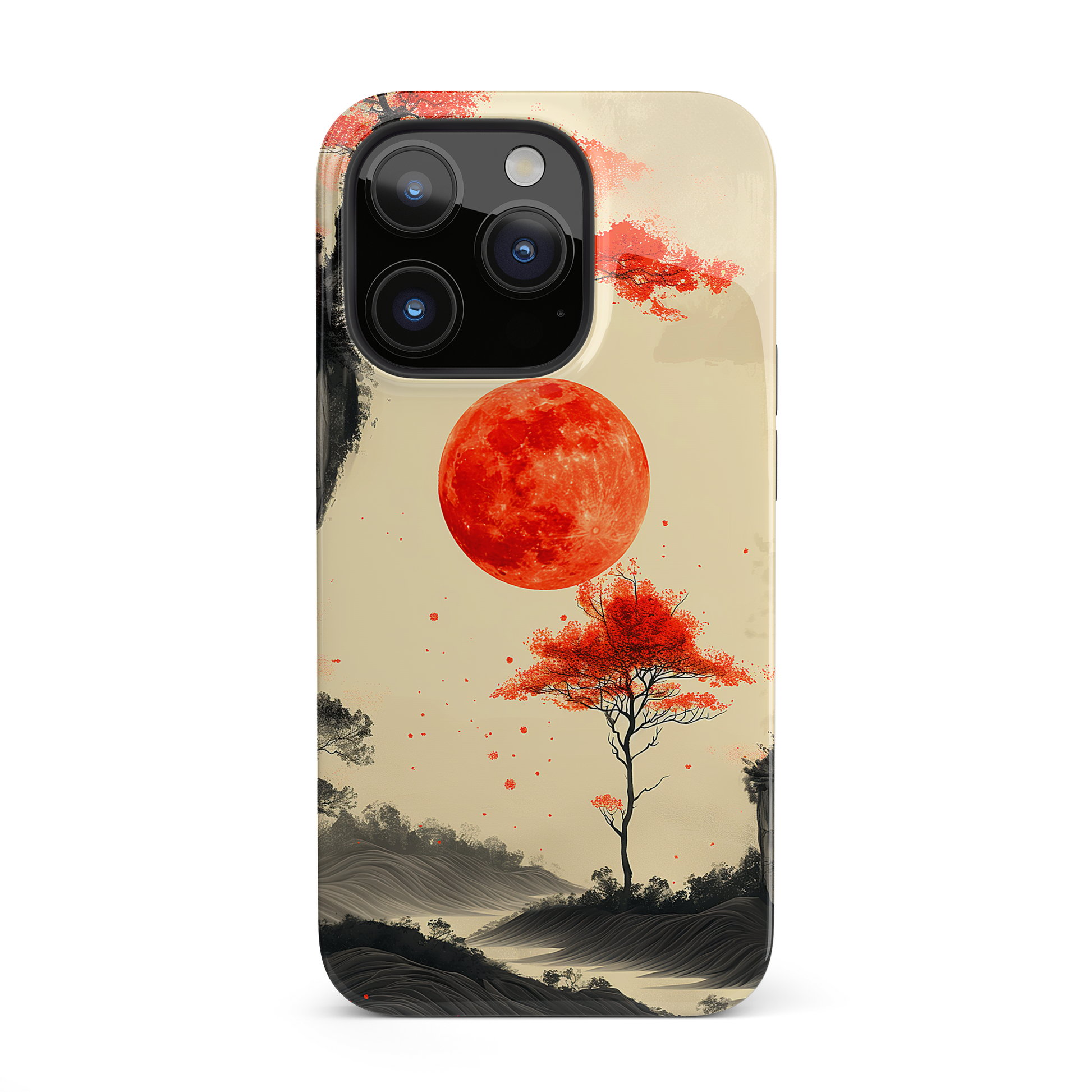 Scarlet Moonrise (iPhone Case 11-15)Elevate your iPhone's style with Rima's Scarlet Moonrise case. Sleek, durable protection for models 11-15. Free US shipping.RimaGallery