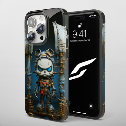 Steampunk Sentry (iPhone Case 11-15)RIMA Tough Phone Case: Unmatched Style &amp; Protection for iPhone 11, 12, 13, 14, &amp; 15 🛡️📱
Product Description:
Discover the RIMA Tough Phone Case, exclusivelRimaGallery