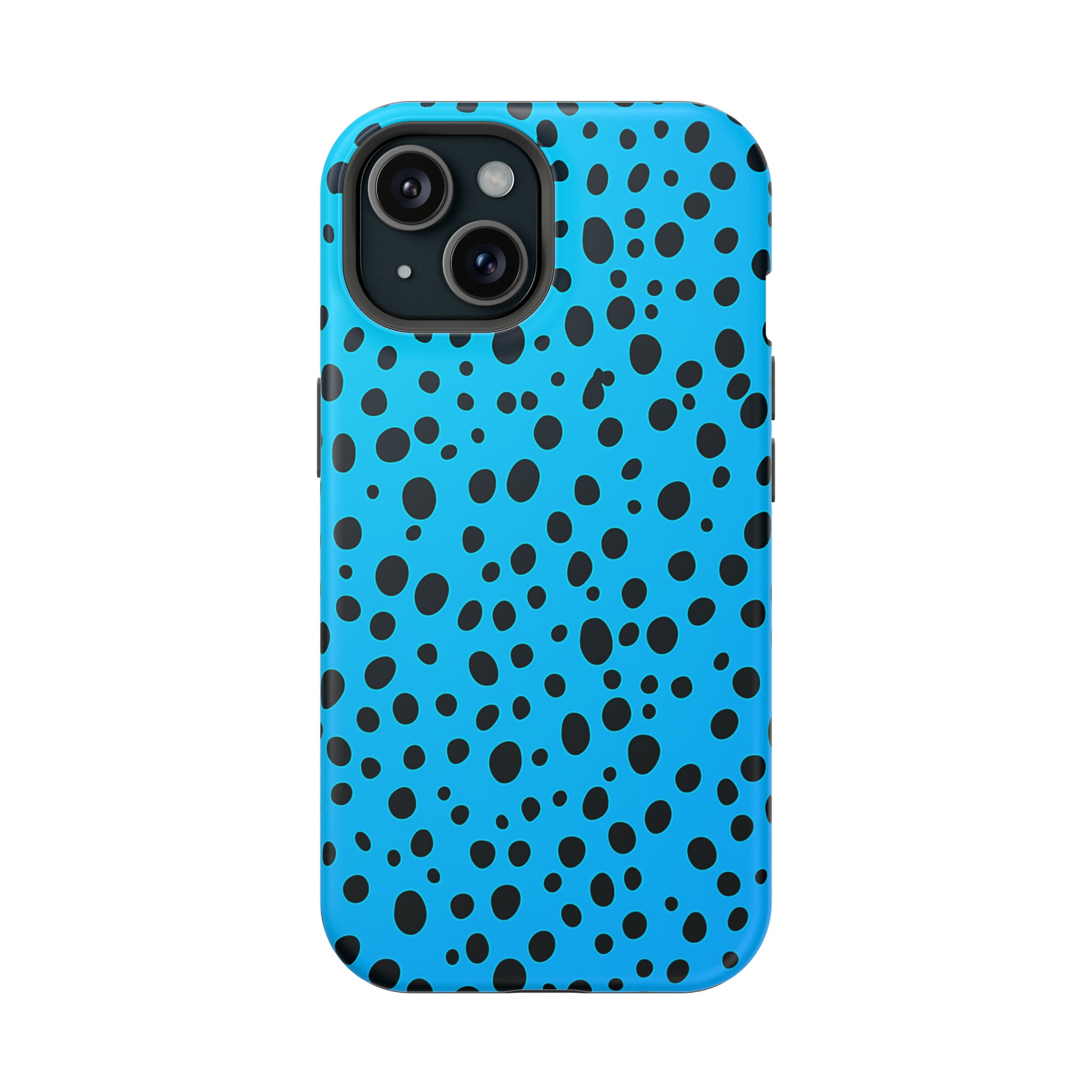 Dotted Delight - Sky Blue (iPhone MagSafe Case)Elevate your iPhone's style with a Sky Blue surface with scattered dark dots and a MagSafe Case, offering robust protection, MagSafe compatibility, and a choice of mRimaGallery