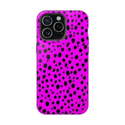 Dotted Delight - Purple (iPhone MagSafe Case)Elevate your iPhone's style with a Purple surface with scattered dark dots and a MagSafe Case, offering robust protection, MagSafe compatibility, and a choice of matRimaGallery