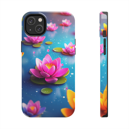 Lotus Lagoon (iPhone Case 11-15)Enhance your iPhone 11-15 with RIMA's Tough Case: Sleek design, double-layer protection, and wireless charging friendly. Perfect for the urban lifestyle.RimaGallery