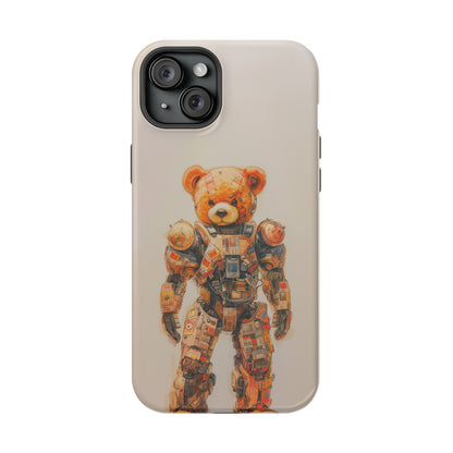 Teddy Mech (iPhone MagSafe Case)Teddy Mech Revolutionize your iPhone's look and feel with RIMA Tough Phone Case – ultimate protection meets elegant style for iPhone 11-15. Grab yours now! 🛡️📱RimaGallery