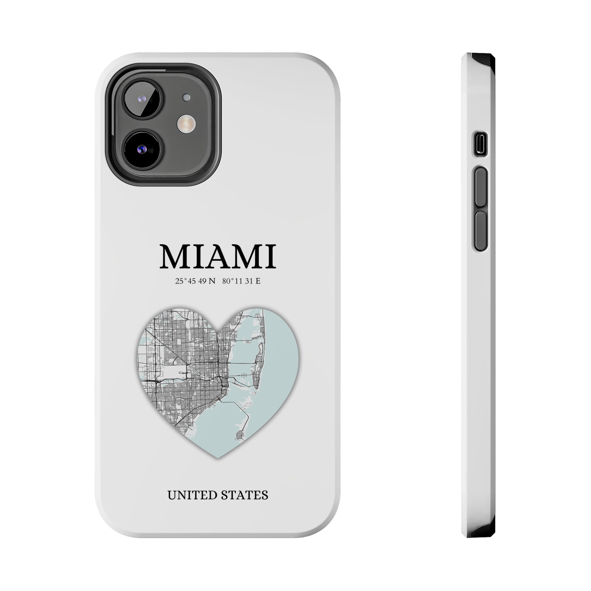 Miami Heartbeat - White (iPhone Case 11-15)Elevate your iPhone's style with Rima's Miami Heartbeat case. Sleek, durable protection for models 11-15. Free US shipping.RimaGallery