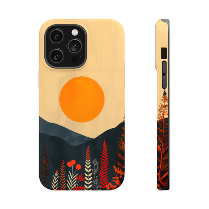 Amber Serenity (iPhone MagSafe Case)Rima Gallery presents the exclusive Psychedelic Flow MagSafe Durable Case For iphone 13, 14, 15, Pro, Max. Discover elegance with our iPhone 13-15 MagSafe Case: LighRimaGallery