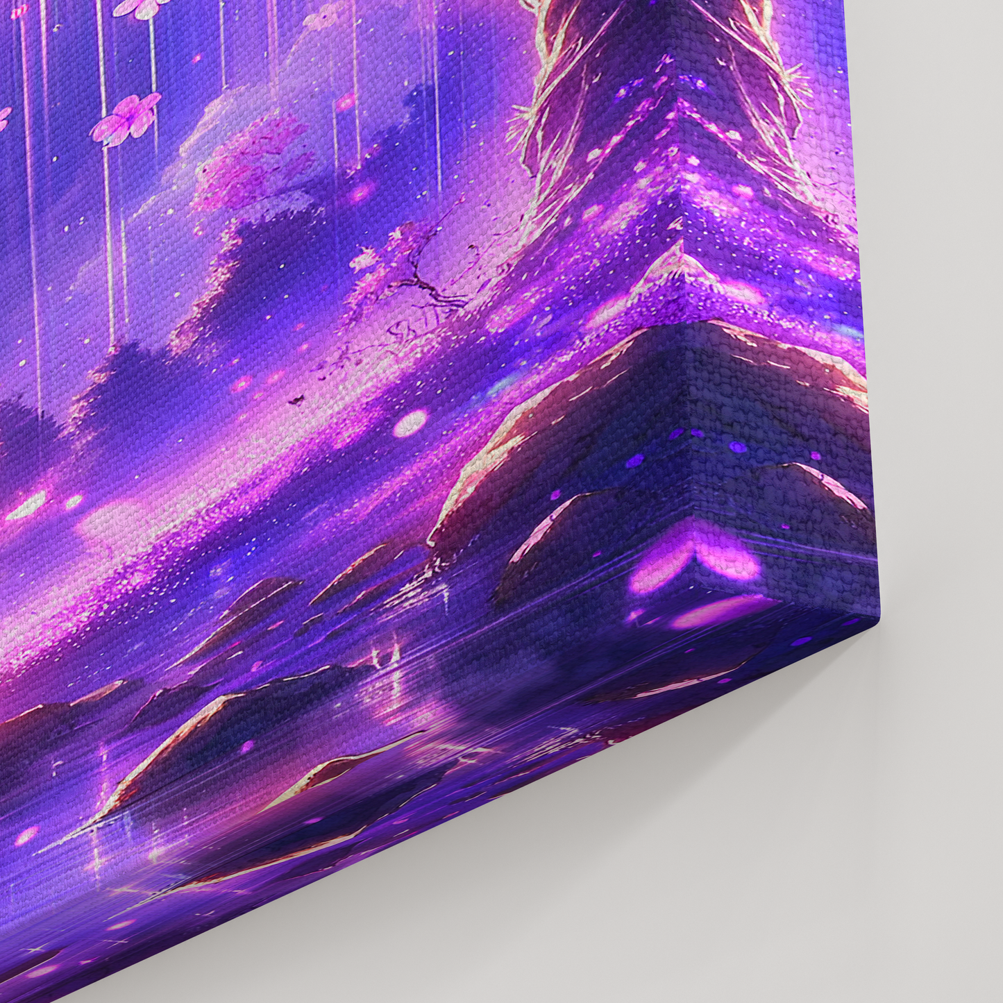 Twilight Bloomfall (Canvas)Twilight Bloomfall (Canvas  Matte finish, stretched, with a depth of 1.25 inches)
Make an art statement with RimaGallery's responsibly made canvases. Eco-friendly coRimaGallery