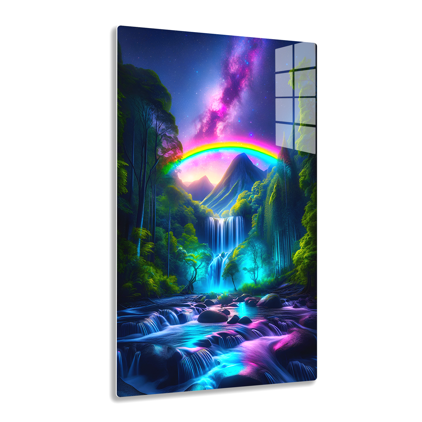 Galactic Falls (Acrylic)Galactic Falls acrylic print - Achieve gallery-quality art with a glass-like acrylic finish. Seamlessly display your chosen image on a sleek 1⁄4” panel. Ready-to-hanRimaGallery